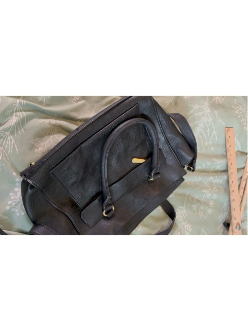 Women's Charming Charlie Black Satchel One Size - Picture 10 of 10